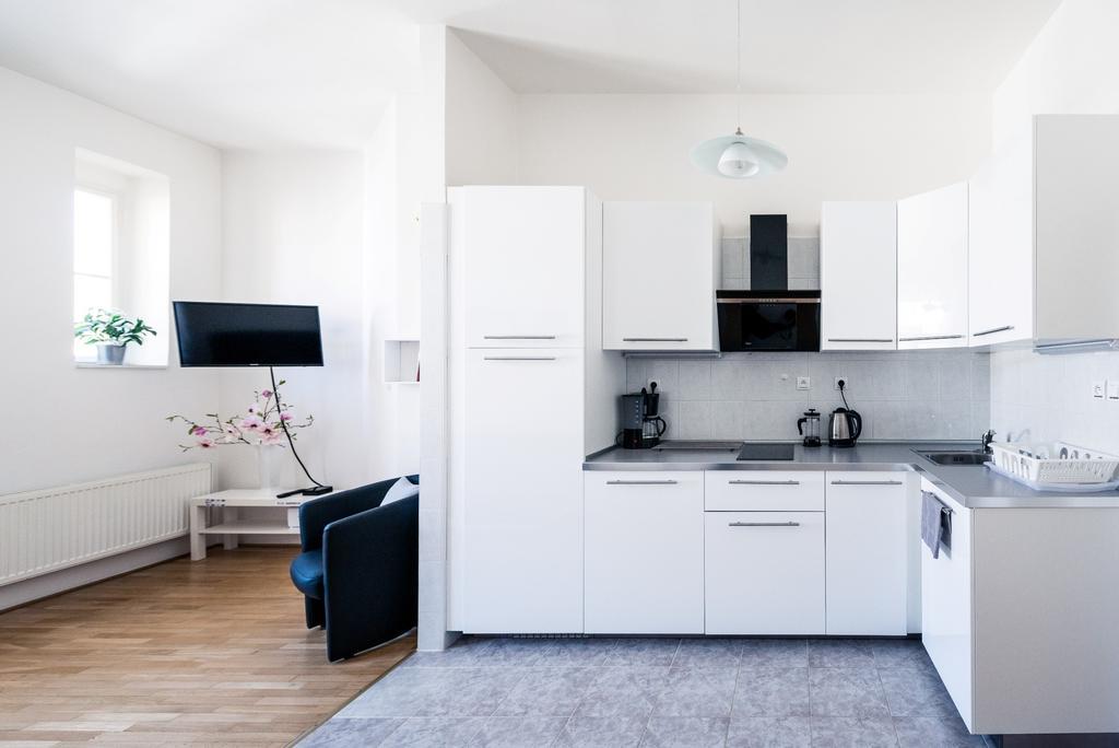 פראג Modern Apartment Riegrovy Sady חדר תמונה